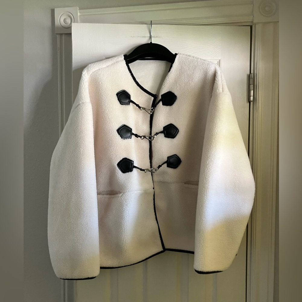 Teddy Shearling Clasp Jacket